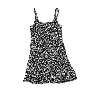 Old Navy Women’s Floral Black And White Dress Small